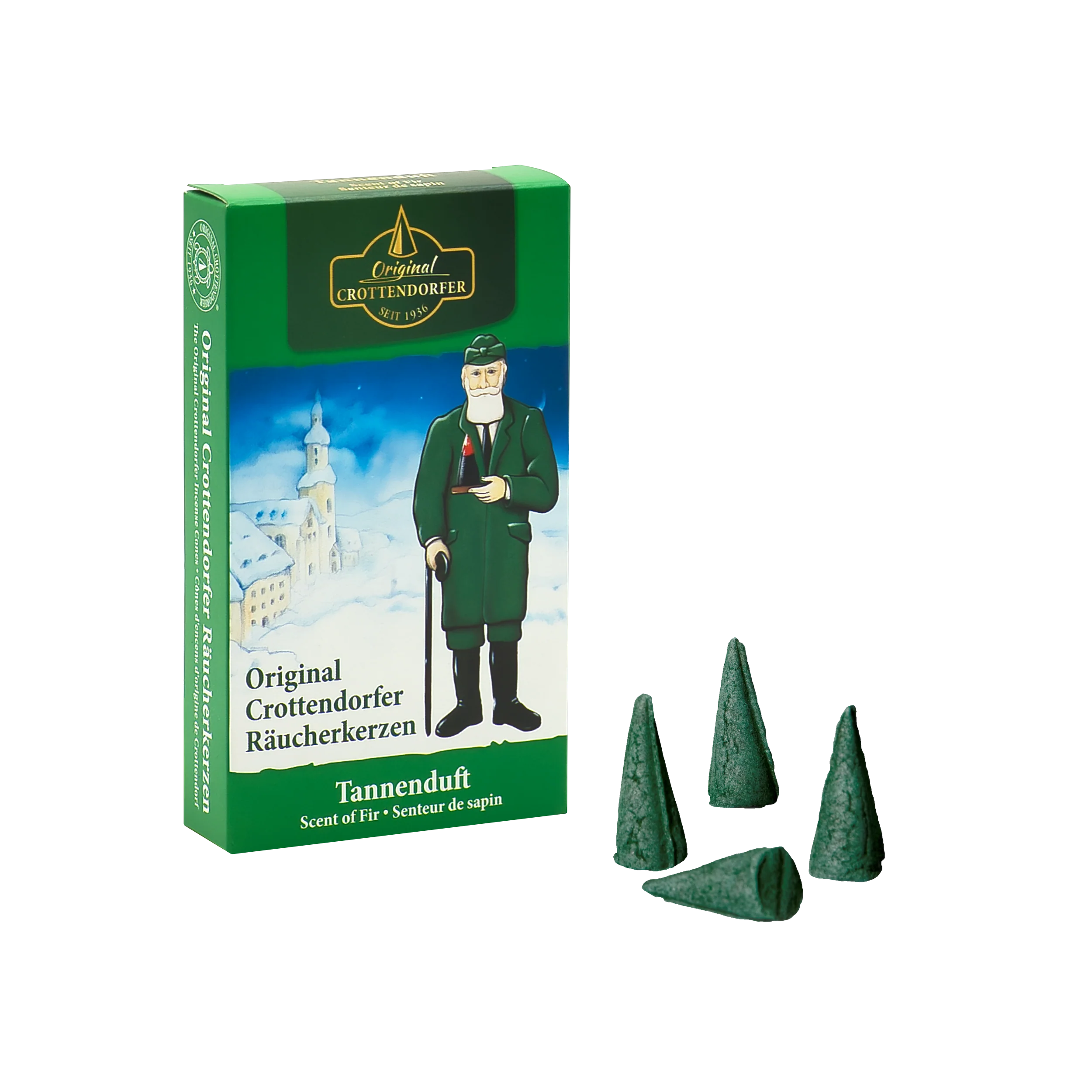 Bougies d'encens parfum sapin