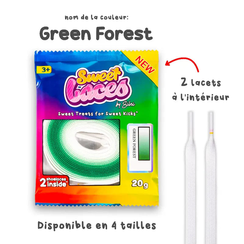 Lacets forêt verte