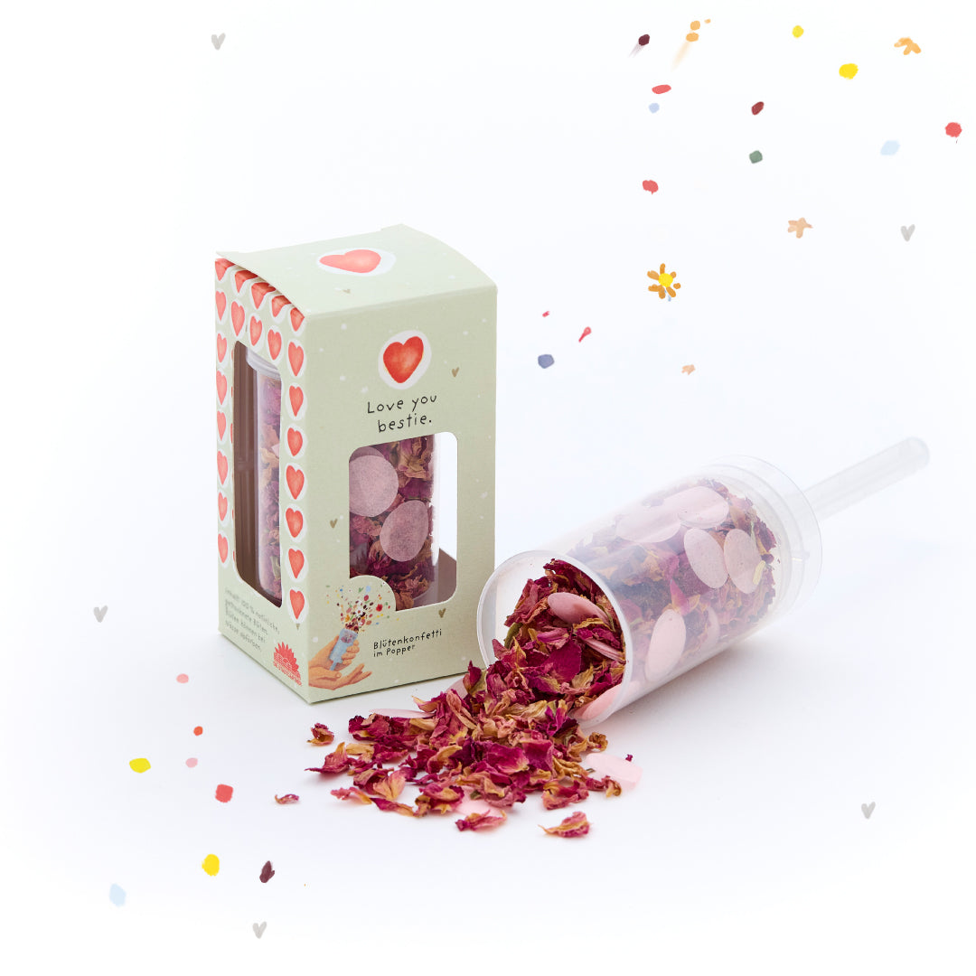 Confettis de fleurs - Je t'aime ma meilleure amie