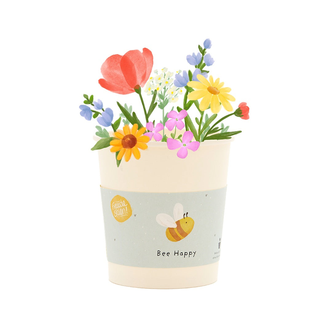 Mini-jardin personnalisable en pot (kit de culture)