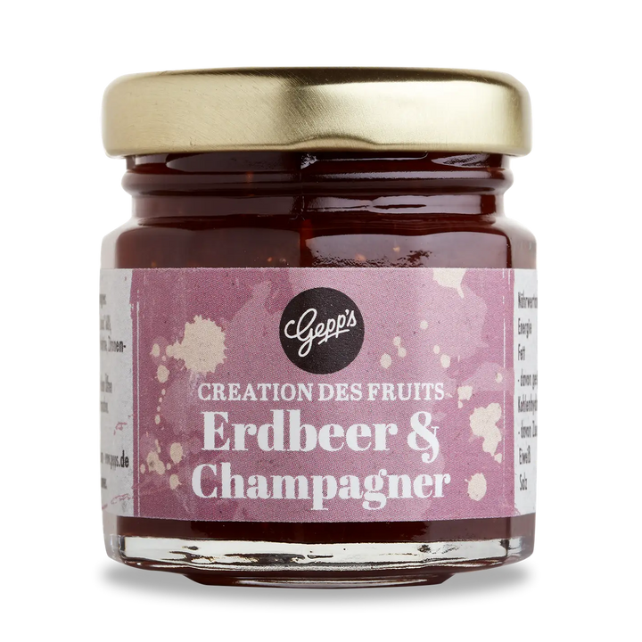 Confiture fraise et champagne