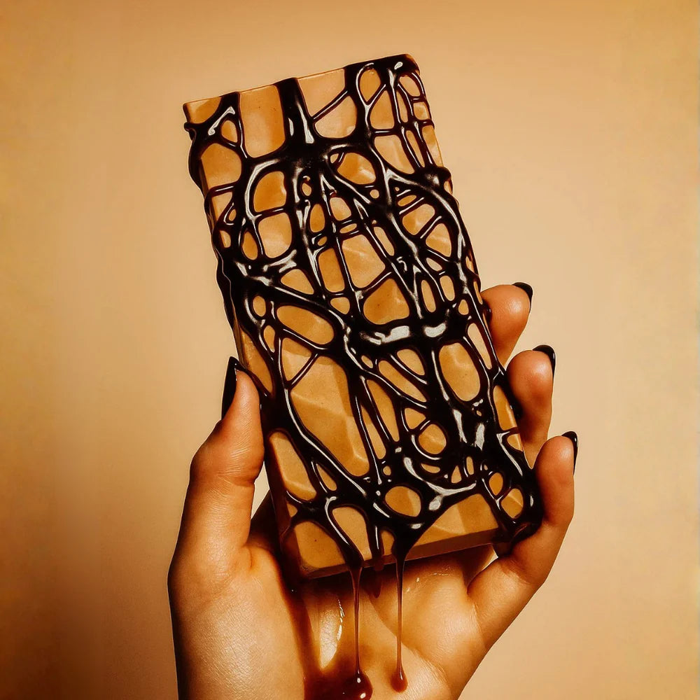Chocolat aux dattes : Caramel salé (Bio)