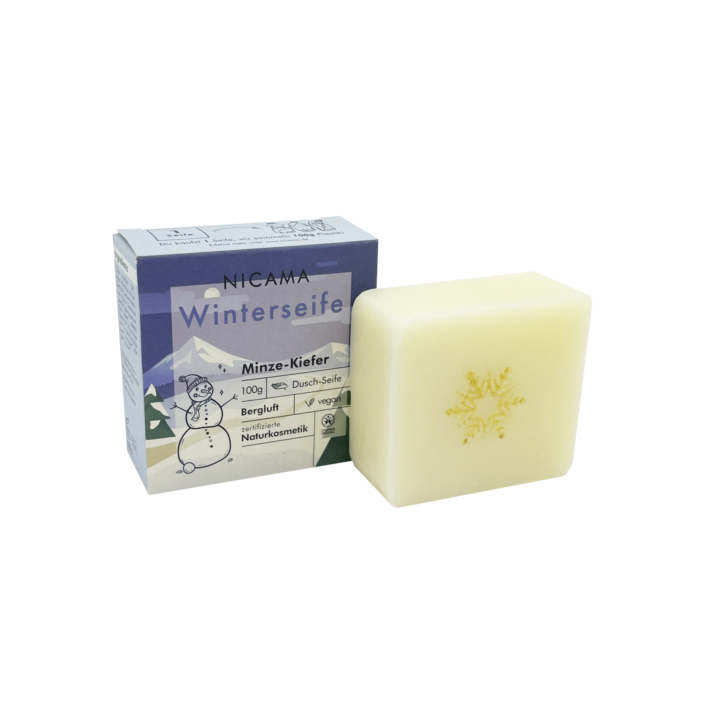 Savon d'hiver menthe/pin