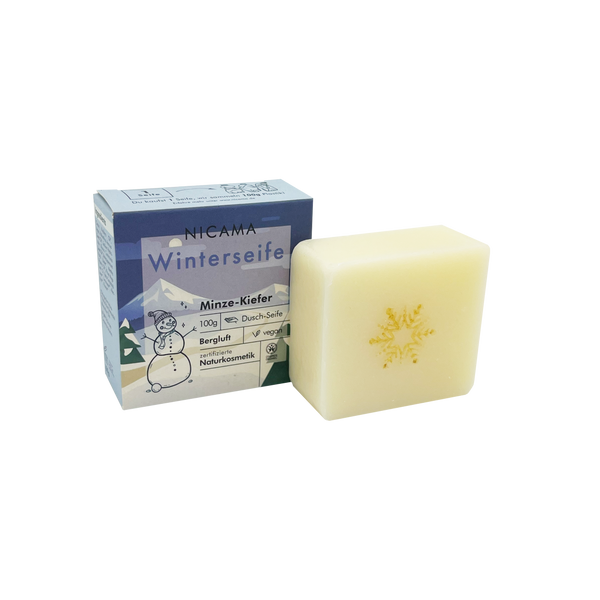 Savon d'hiver menthe/pin
