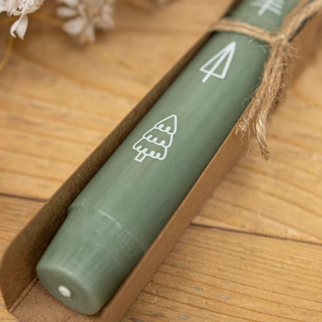 Bougie bâton sapins