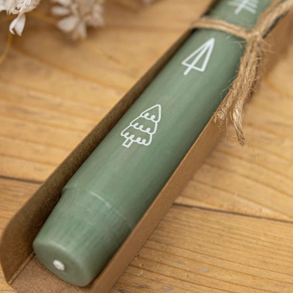 Bougie bâton sapins