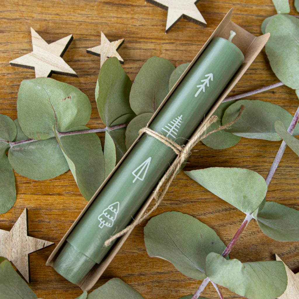 Bougie bâton sapins