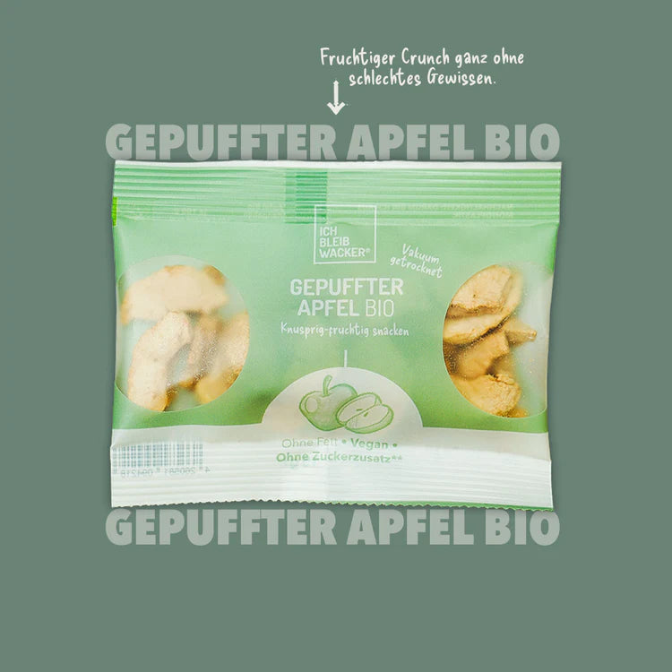 Pomme soufflée bio, 15g