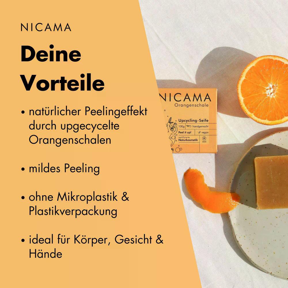 Savon peeling upcyclé à l'écorce d'orange