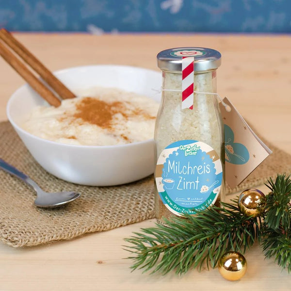 Bouteille DIY – Riz au lait à la cannelle et au sucre