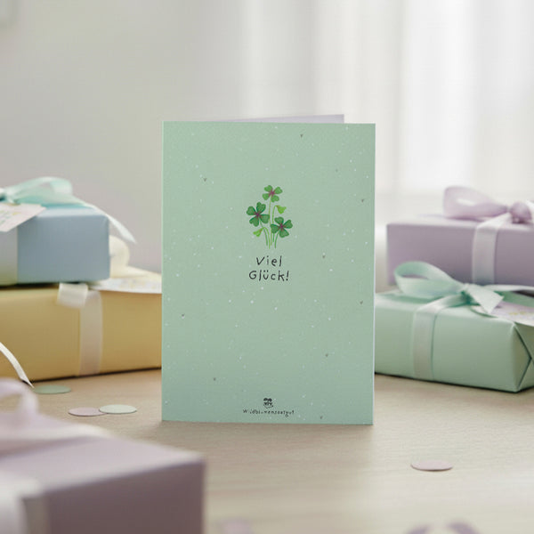 Carte de vœux - Bonne chance !