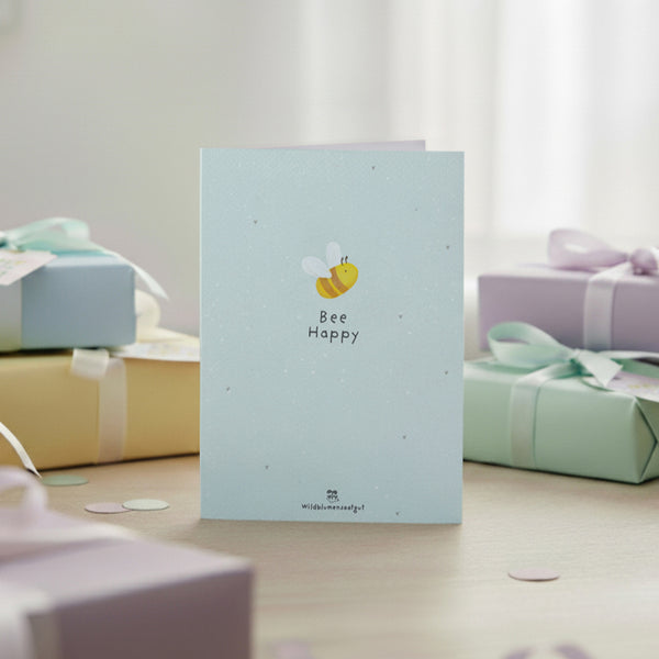 Carte de vœux - Bee Happy