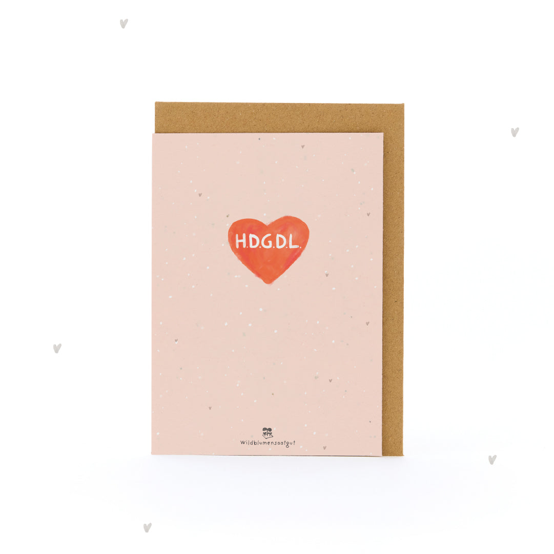 Carte de vœux - HDGDL - Je t'aime très fort