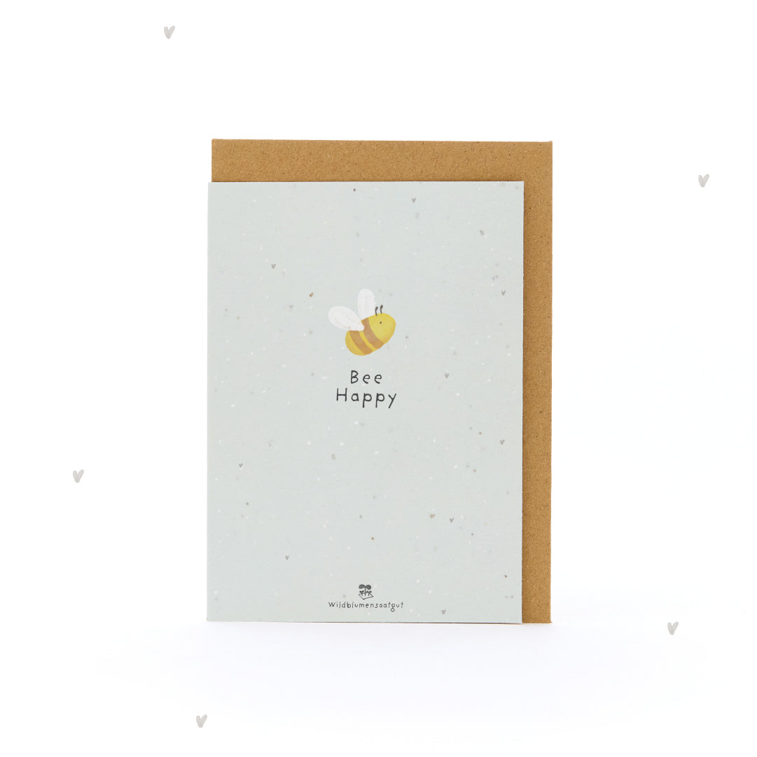 Carte de vœux - Bee Happy