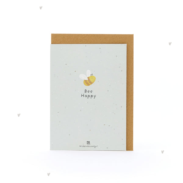 Carte de vœux - Bee Happy