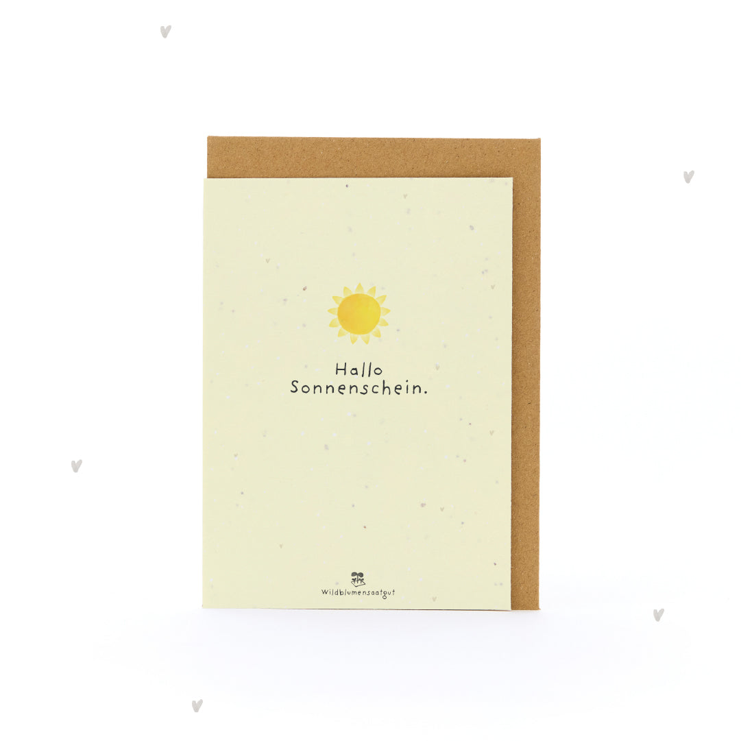 Carte de vœux - Bonjour Soleil