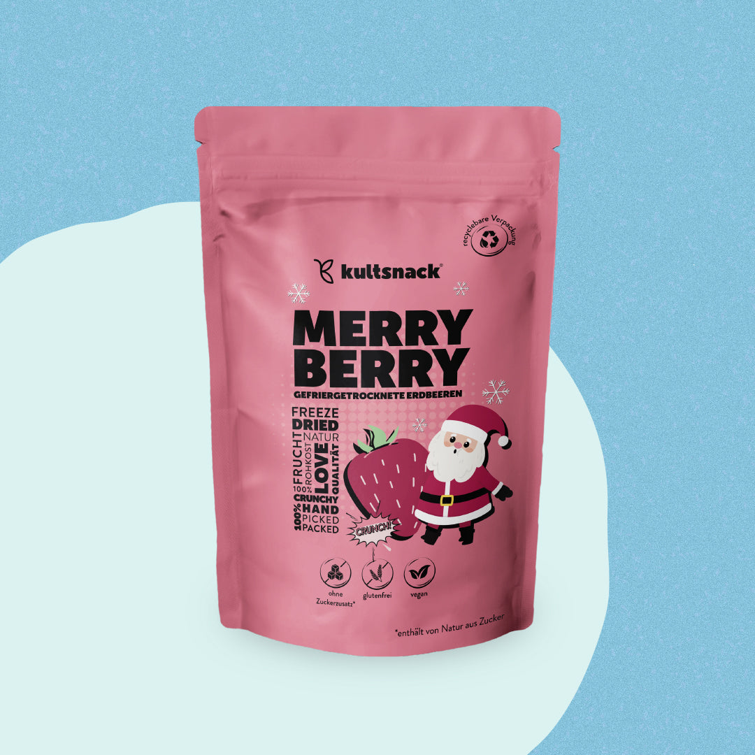 Tranches de fraises lyophilisées « Merry Berry » (20 g)