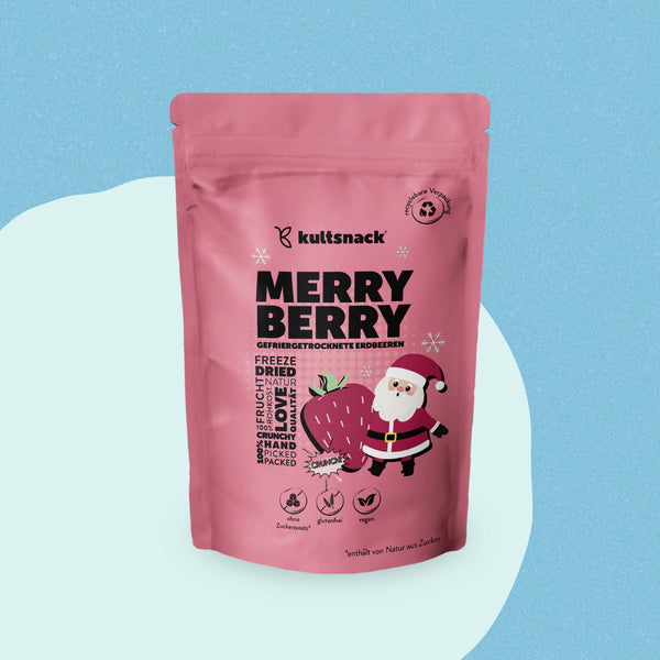 Tranches de fraises lyophilisées « Merry Berry » (20 g)