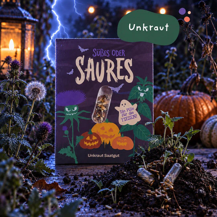 Pilule de graines Halloween "Des bonbons ou un sort" - Acide