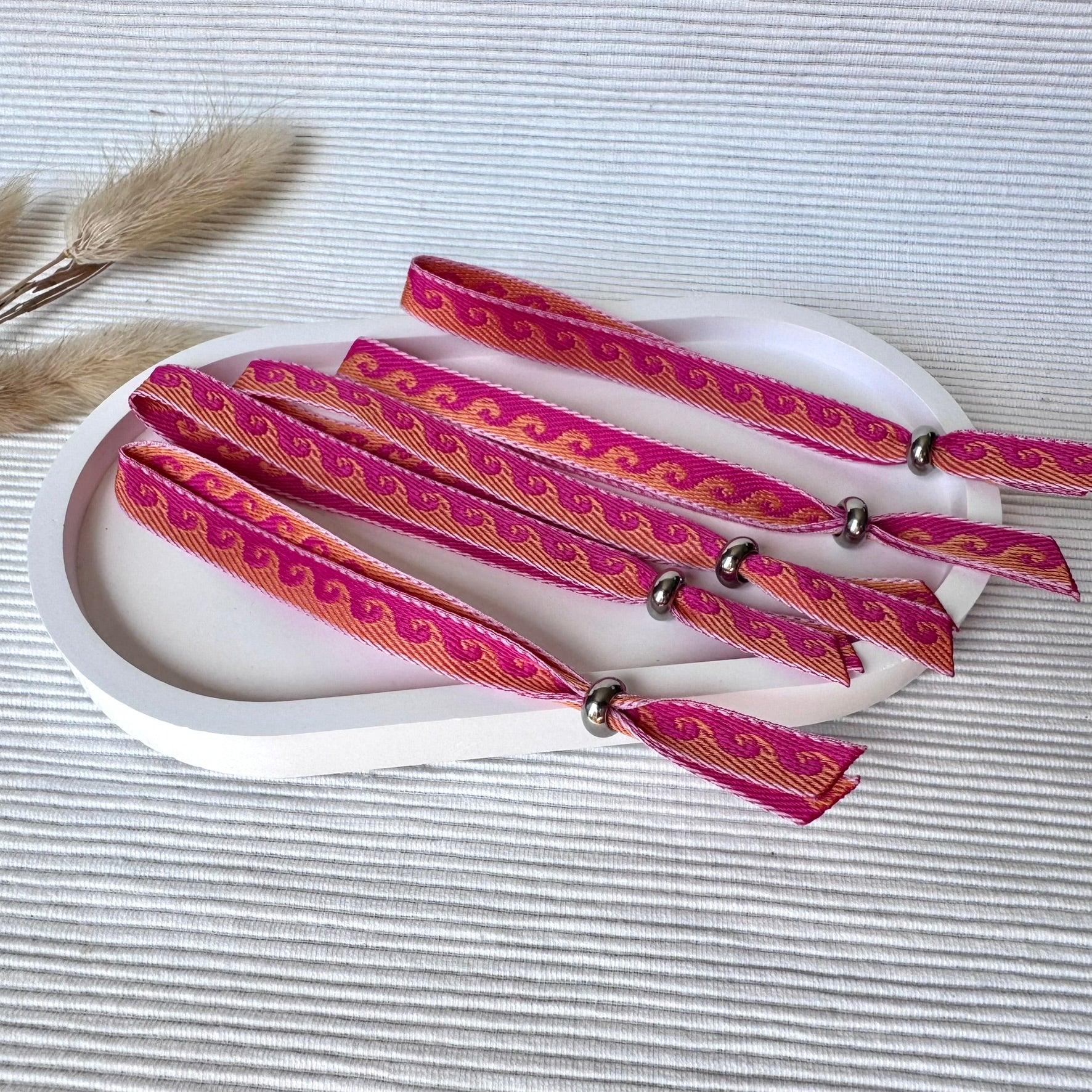 Bracelet en tissu vagues