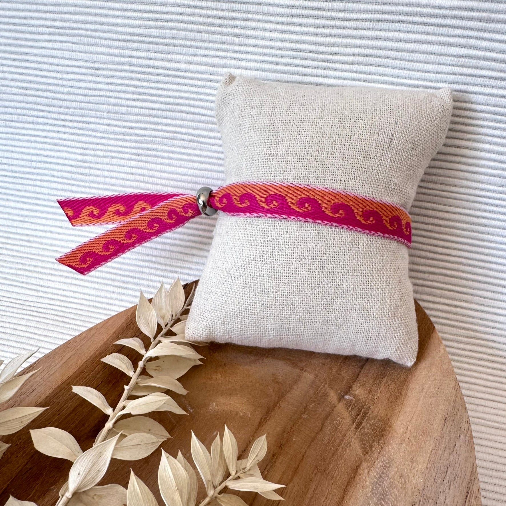 Bracelet en tissu vagues