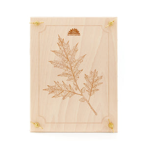 Belle presse à feuilles avec gravure laser
