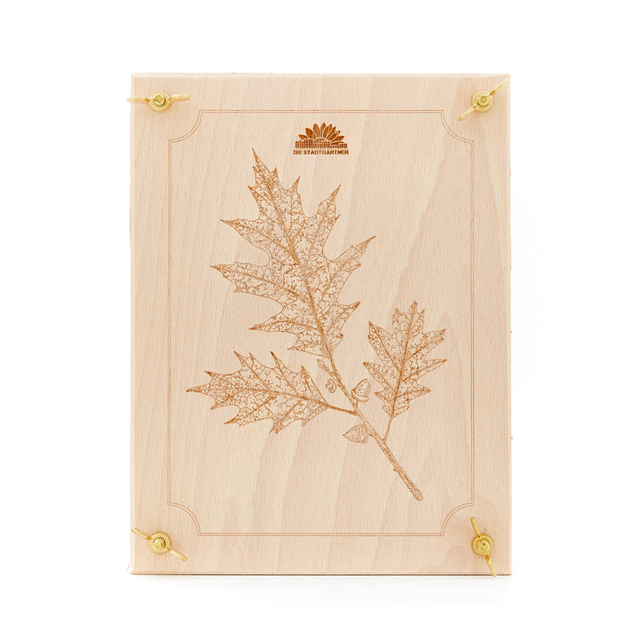 Belle presse à feuilles avec gravure laser