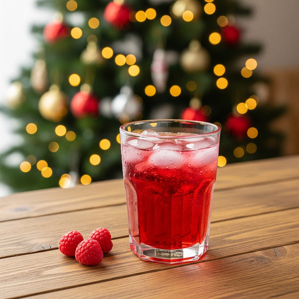 Soda de Noël à la framboise